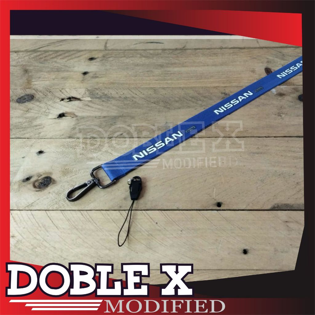 

LANYARD STRAP CUSTOM BLUE NISSAN