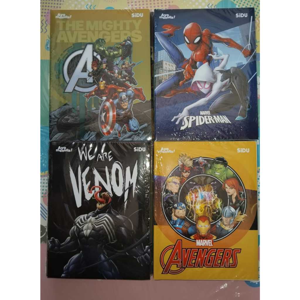 

Buku Tulis SIDU Isi 38Lembar Versi Cover Evengers Marvel (1Pak)