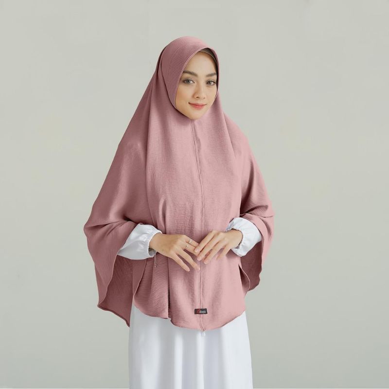 BERGO CRINGKLE UKURAN XL PET ANTEM  BUSA/HIJAB INSTAN CRINKLE JUMBO/JILBAB CRINKLE AIRFLOW PREMIUM