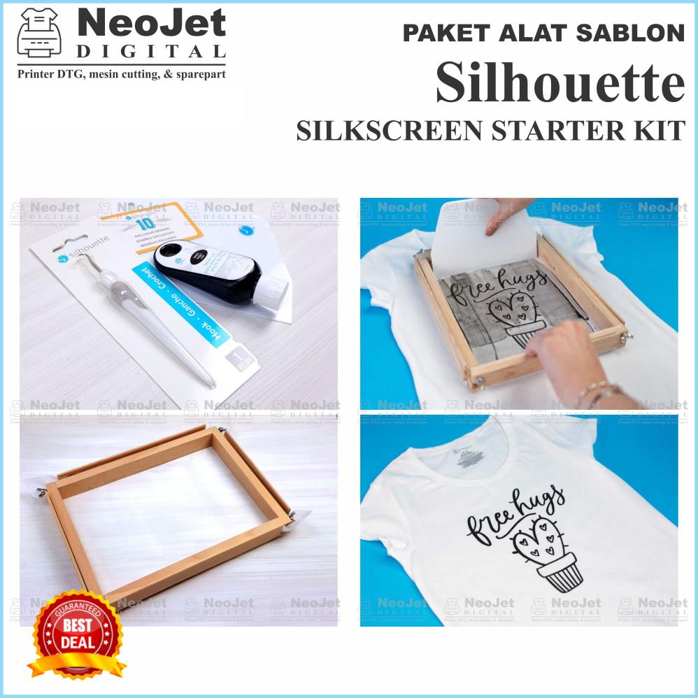 

Alat Sablon Manual Silhouette Cameo Silkscreen Starter Kit