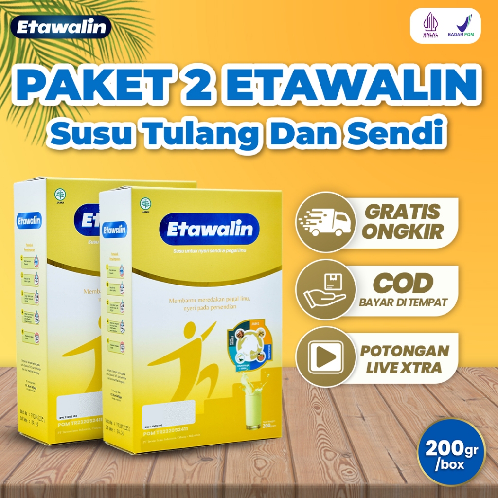 

[FS] 2 Box Susu Etawalin Original Atasi Nyeri Sendi & Tulang