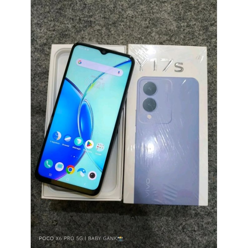 Promo 11.11 sale Handphone second Vivo Y17s second original resmi free acc