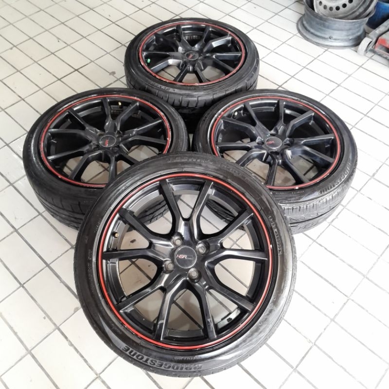 Velg Seken HSR MISATO Ring 17 + Ban Buat Freed Mobilio Raize Rocky Jazz