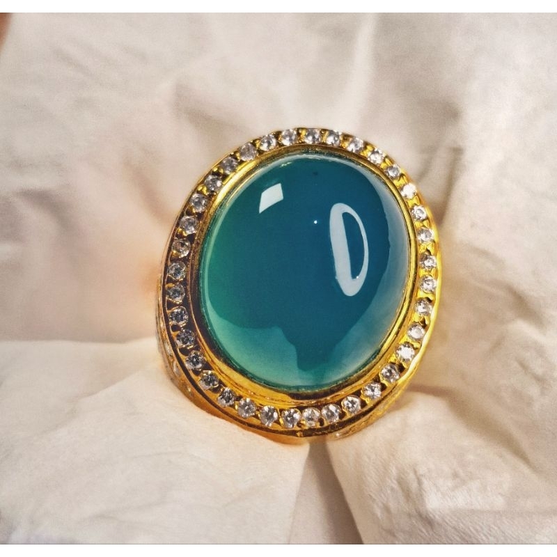 Batu Bacan Doko Tanah Hitam Natural ◇ Kualitas Super◇RingPerak