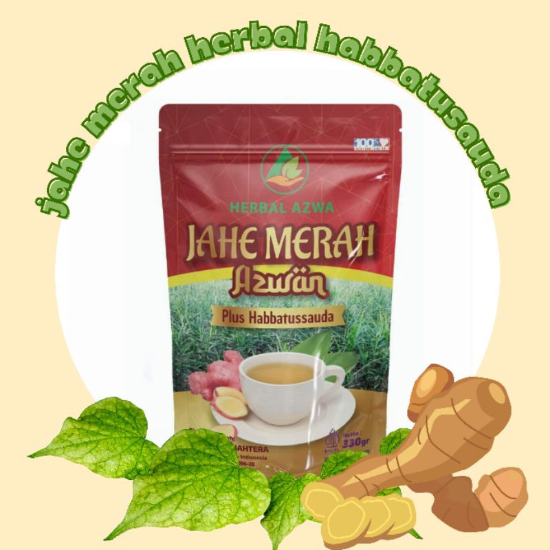 

Jahe merah instan herbal azwa 330gram