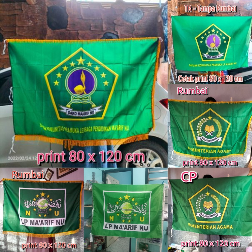 bendera kemenag depag sako sakoma LP maarif ma'arif NU