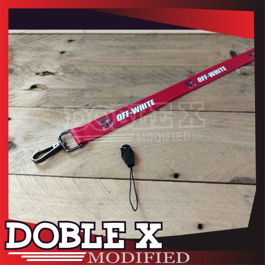 

LANYARD STRAP CUSTOM OFF WHITE