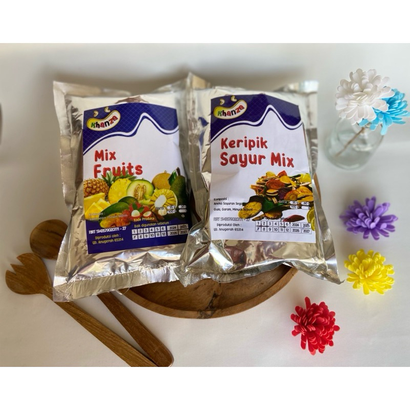 

KERIPIK BUAH MIX / SAYUR MIX 50gr TERMURAH!!!