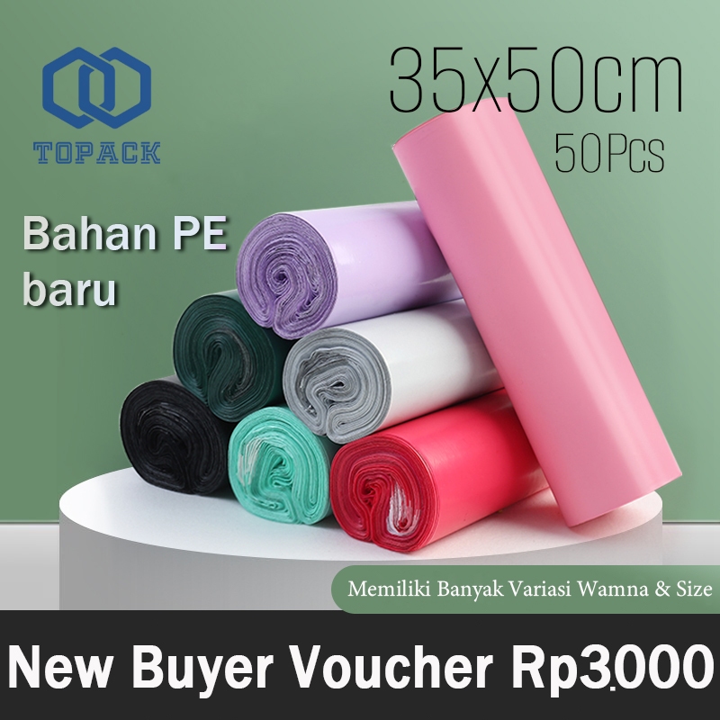 

polymailer 35x50 plastik packing 50PCS Glossy polymailer motif Bahan PE baru