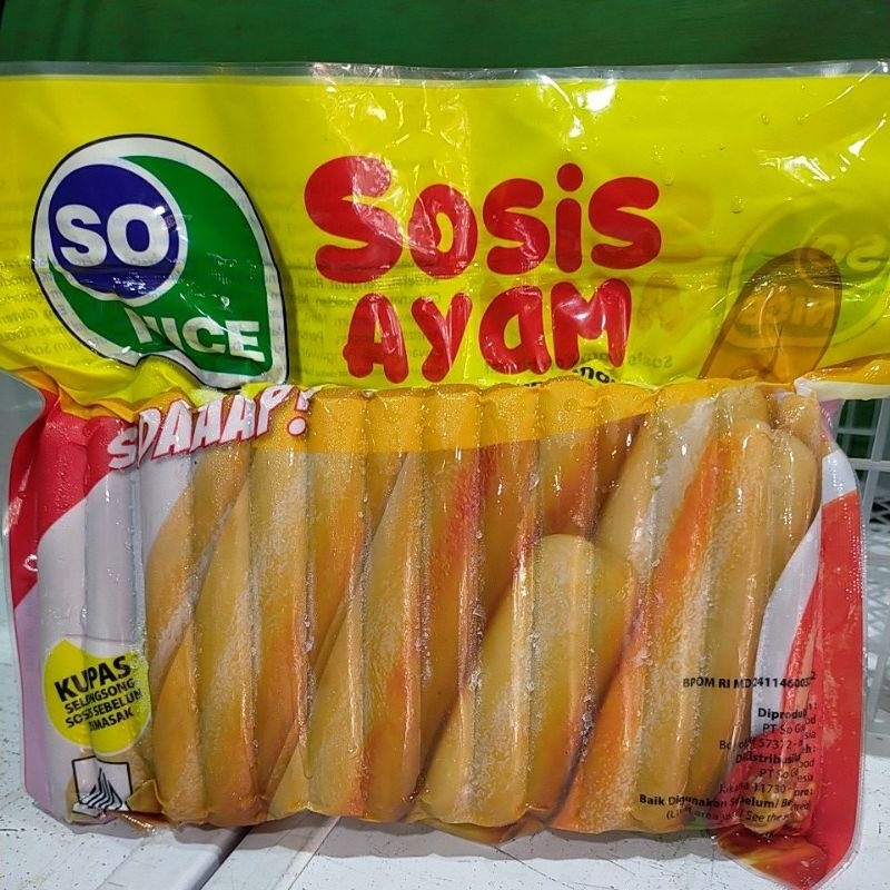 

SOSIS SO NICE 1 kg isi 40 pcs Enak Halal