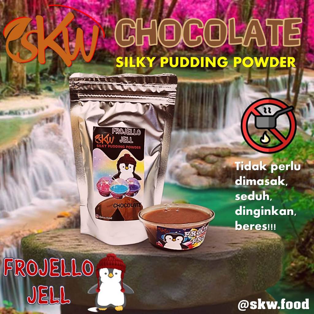 

Frojello Jell Silky Pudding tanpa masak Chocolate 125 gr