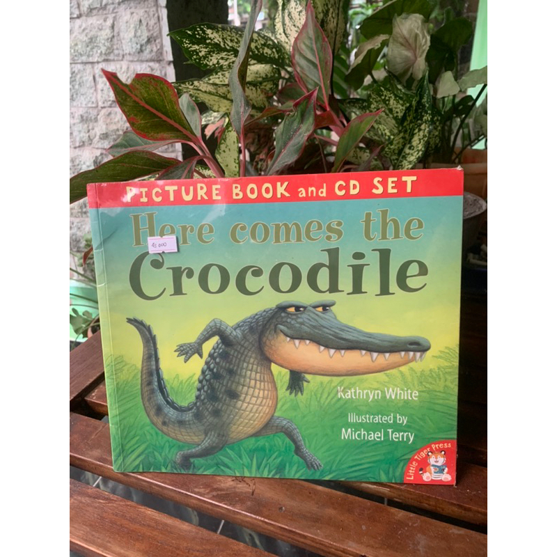 picture book and cd set here comes the crocodile