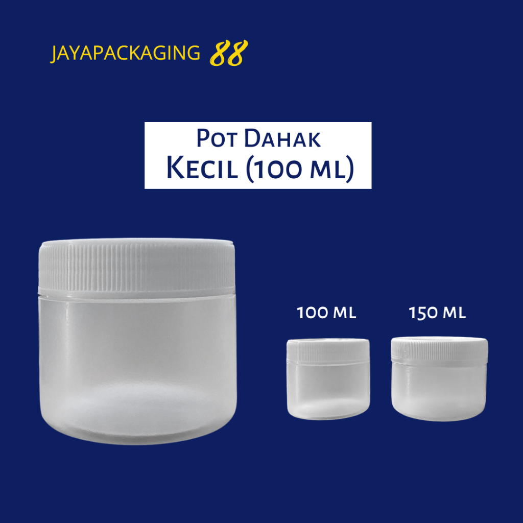 JP88 POT DAHAK KECIL SERBAGUNA CREAM SLIME 100ML