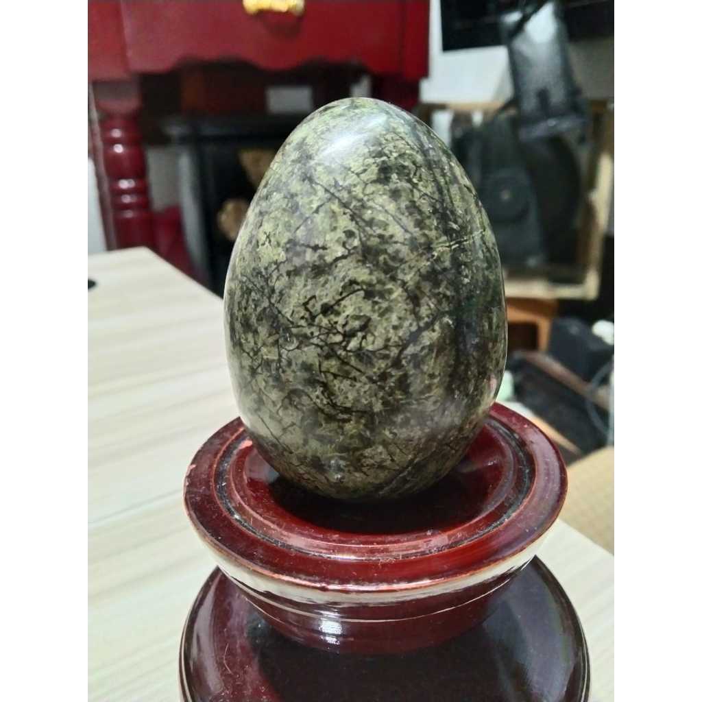 Batu Jasper Bentuk Telur Kuno Jadul Antik