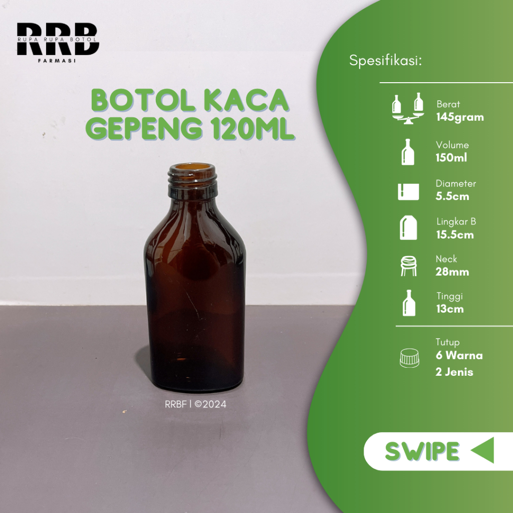 BOTOL KOLDEK 120ML BOTOL KACA COKLAT 120ML BOTOL OBAT SYRUP 120ML