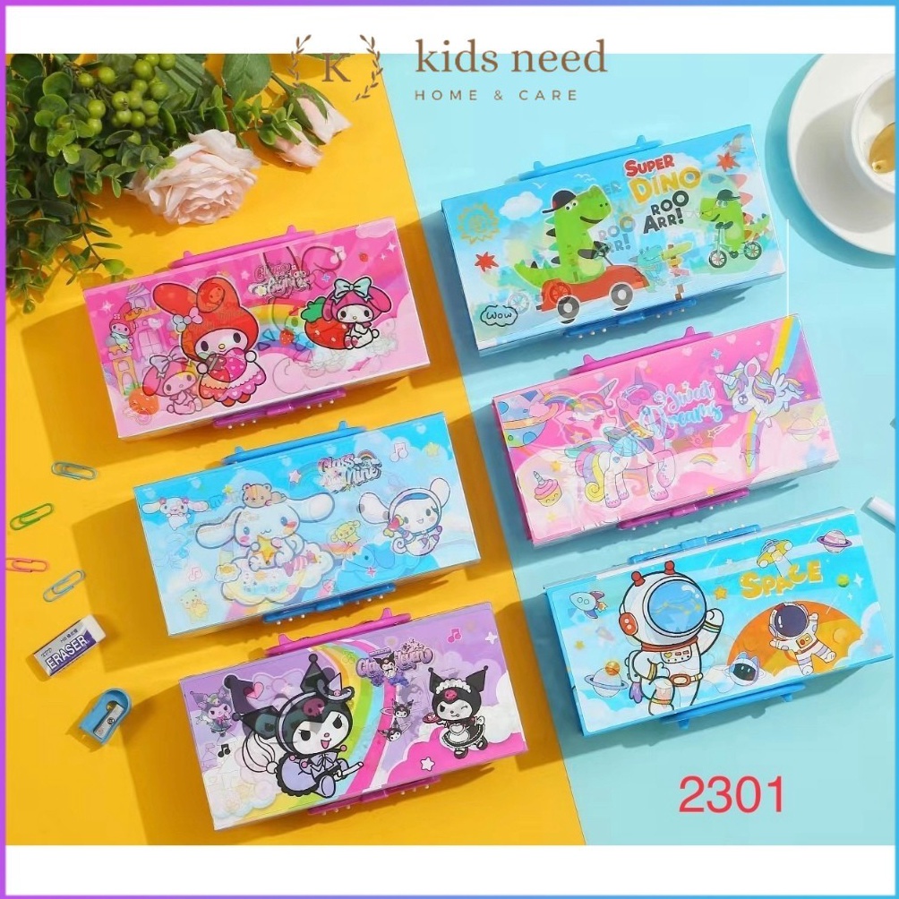 

KODE I44C kotak pensil KODE 3 TINGKAT pencil case password kotak pin 3 susun kunci