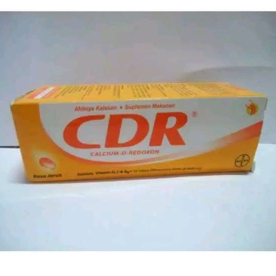 CDR vitamin C 10 tablet exp juni 2026
