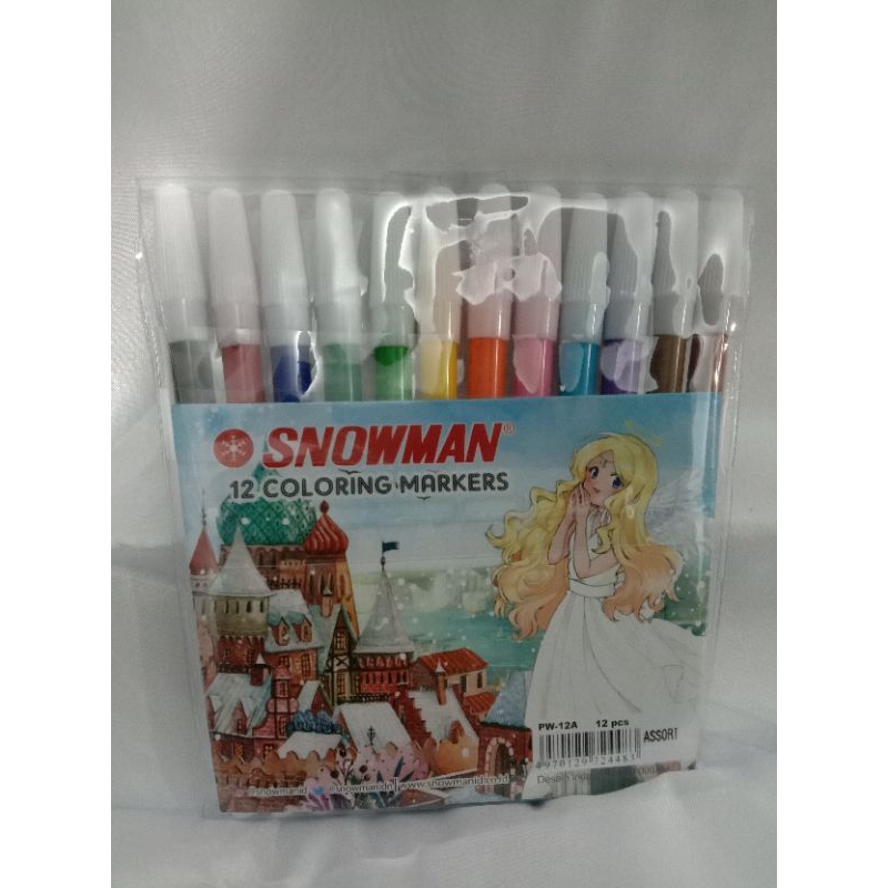 

Spidol Snowman 12 Warna