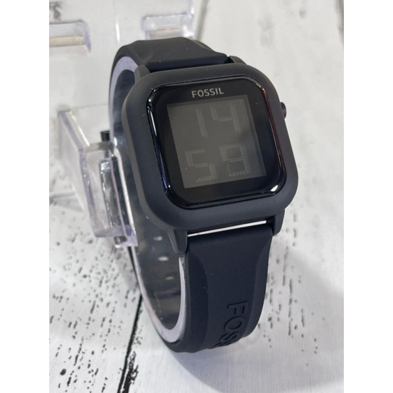 Jam Tangan Wanita Fossil Digital Tali Rubber