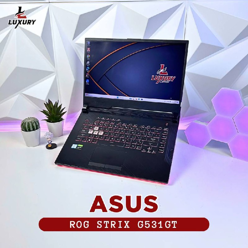 LAPTOP GAMING ASUS ROG STRIX G531GT CORE I7 NVIDIA GTX 1650 RAM 16GB SSD 512GB LAYAR 120Hz BACKLIGHT