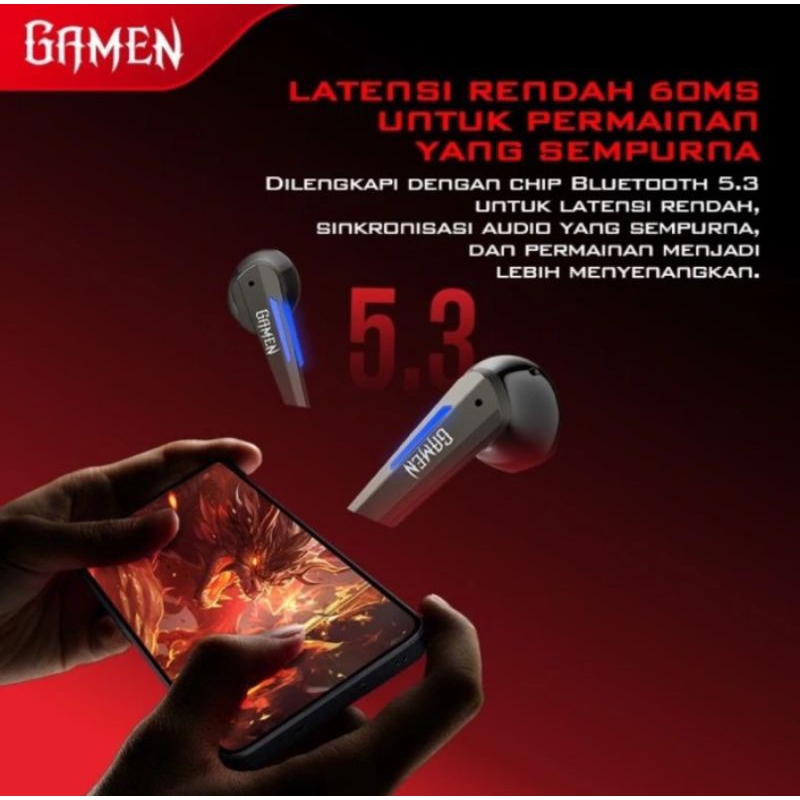TWS GAMEN True Wireless Earbuds SIRENS EVO