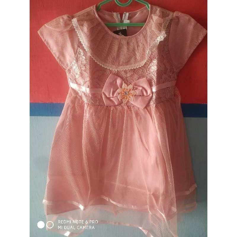 cuci gudang gaun pesta anak umur 3-5 tahun