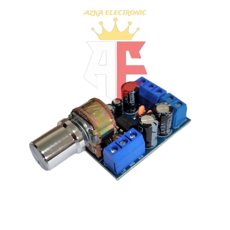 Kit Modul Mini Power Amplifier Stereo TDA2822M TDA2822