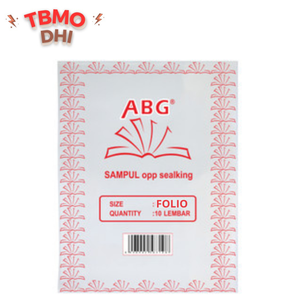 

Sampul Buku Ukuran Folio + Lem / Sampul Plastik OPP ABG Sealking Isi 10