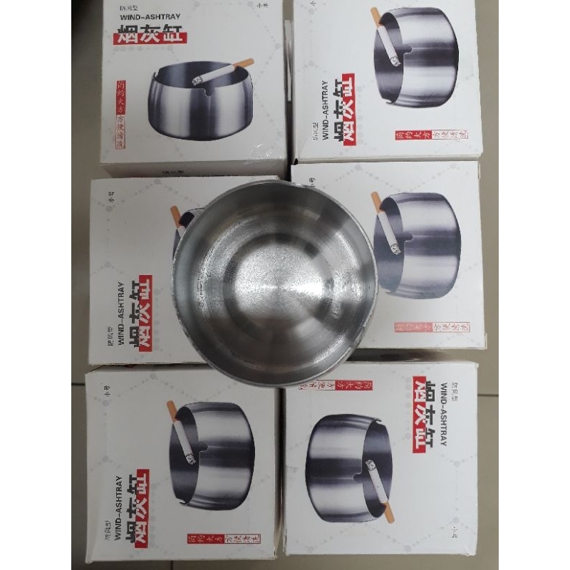 Asbak  Stainless Keren Gratis Grafir Nama Atau Logo