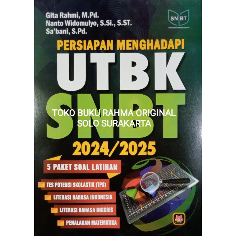 Persiapan Menghadapi UTBK SNBT 2014 / 2025 ISI 5 Paket Soal Latihan Tes Potensi Skolastik (TPS) Lite