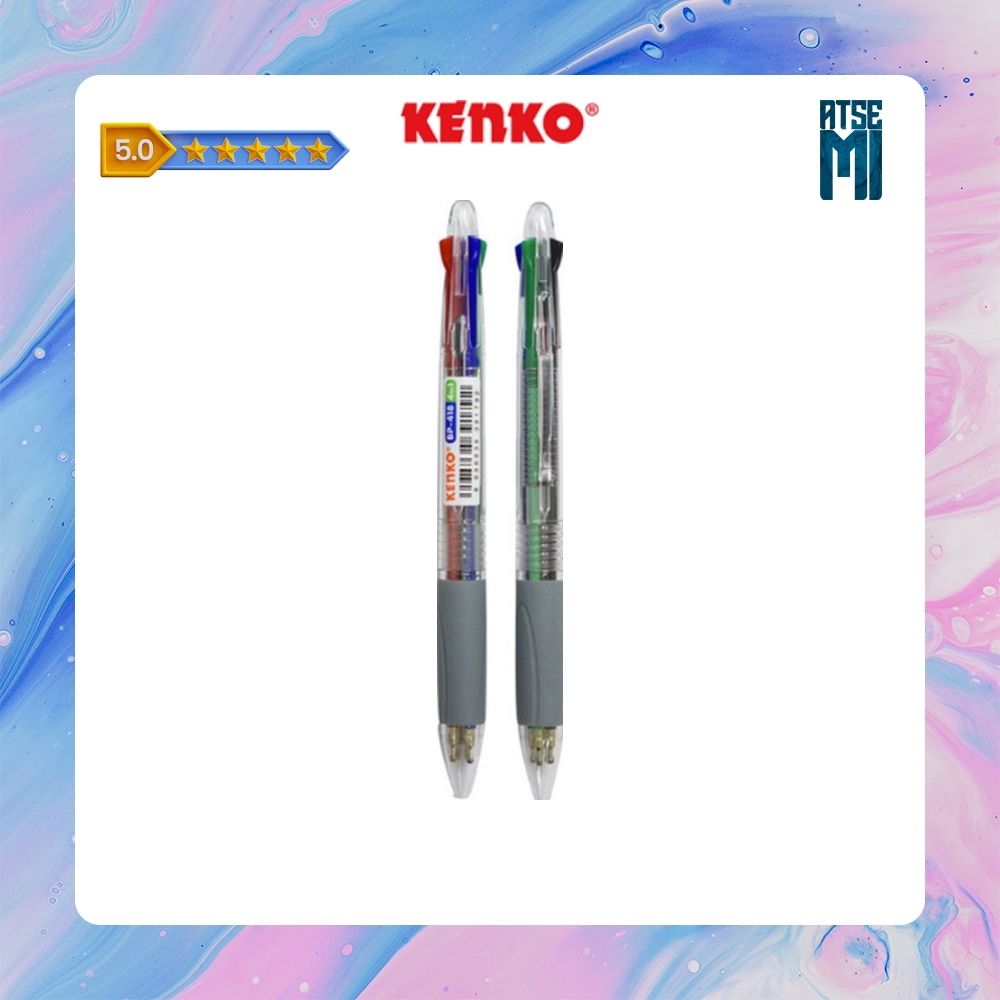 

[1 PCS] Ballpoint 4 Warna Kenko BP-418