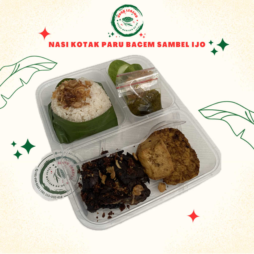 

Uduk Legend Nasi Uduk Paru Bacem Sambel Ijo Resep Warisan