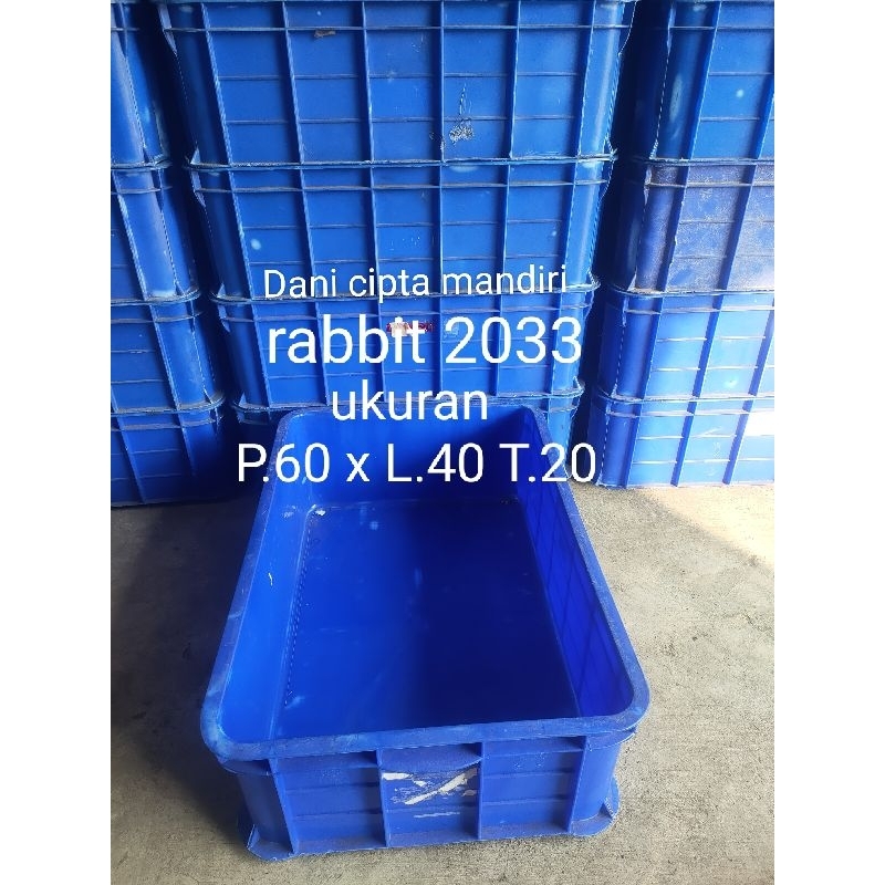 box container rabbit type 2033, box tahu ikan, box serbaguna, bekas