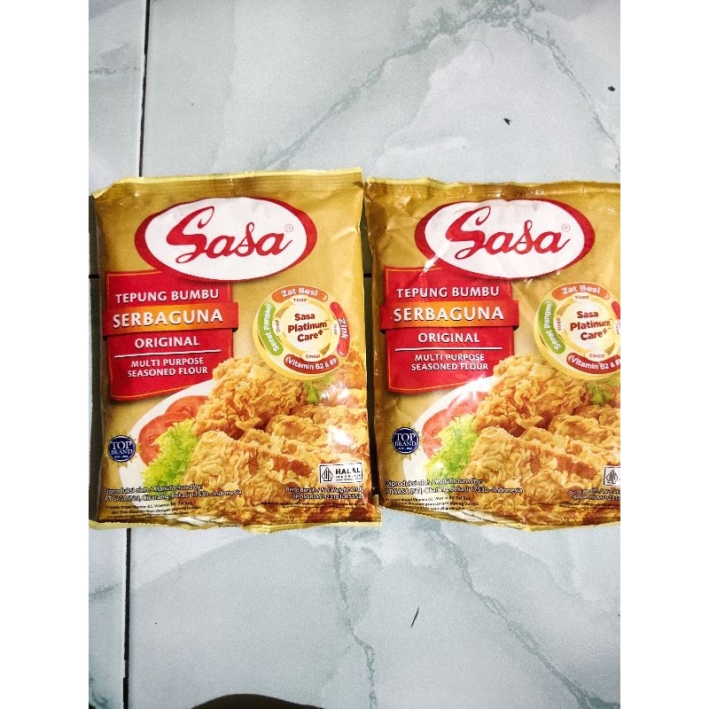 

Sasa tepung bumbu serbaguna original kemasan 210gram