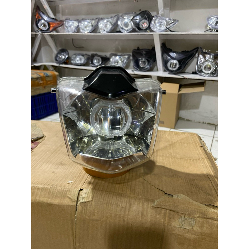 LAMPU DEPAN PROJIE DAYMAKER DAYMEKER LED HID HONDA KARISMA 125 D X SUPER TERANG