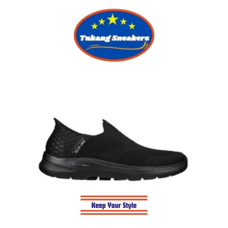 Skechers Slip-Ins Go Walk 6 Men's Sneaker - Black SKE216278BBK