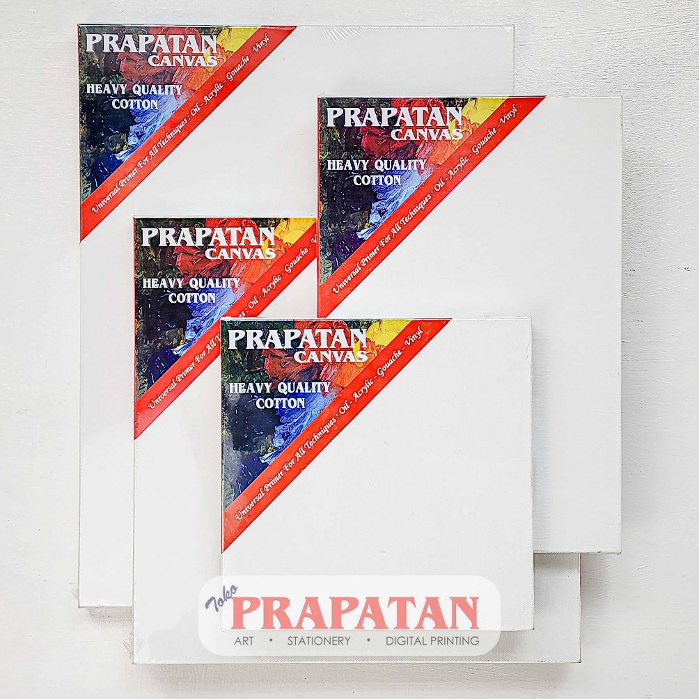 

KODE J7N Kanvas lukis prapatan spanram 4x4cm