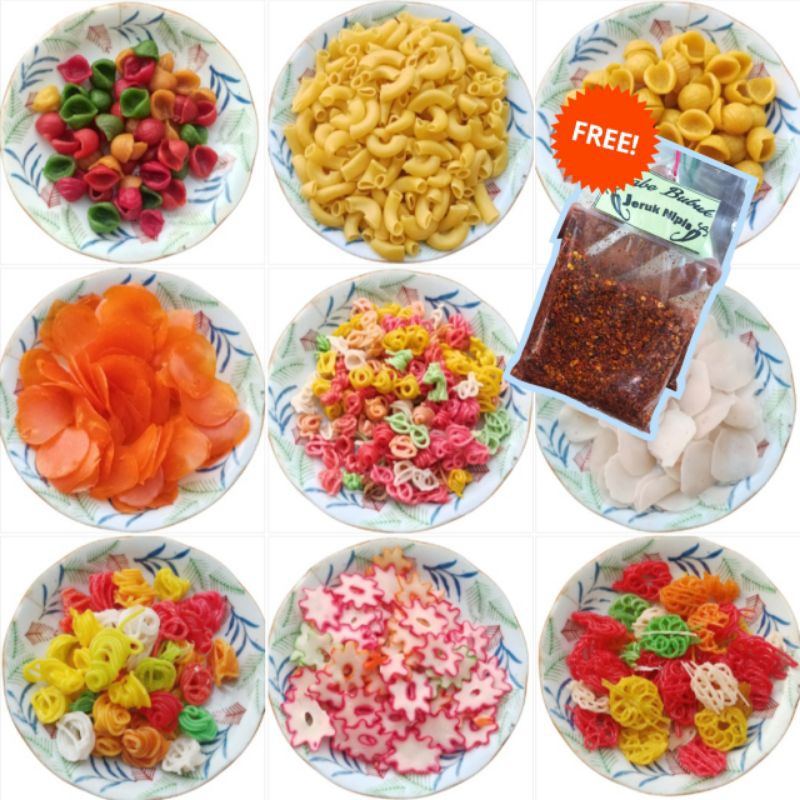 

PROMO MURAH!! 250GR SERBA ANEKA KERUPUK MENTAH