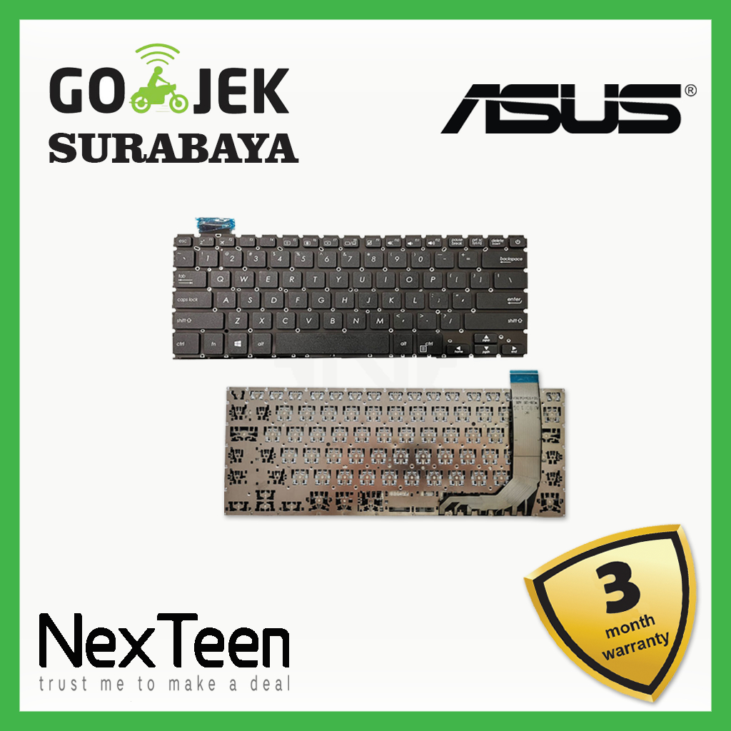 Original Keyboard Asus Vivobook X407 X407M X407MA X407U X407UF X407UBR