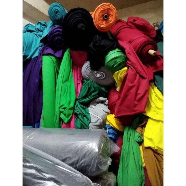 KODE S38C Kain Diadora Kahatex 1Kg Kain Untuk Pakain Training Jaket Celana Training