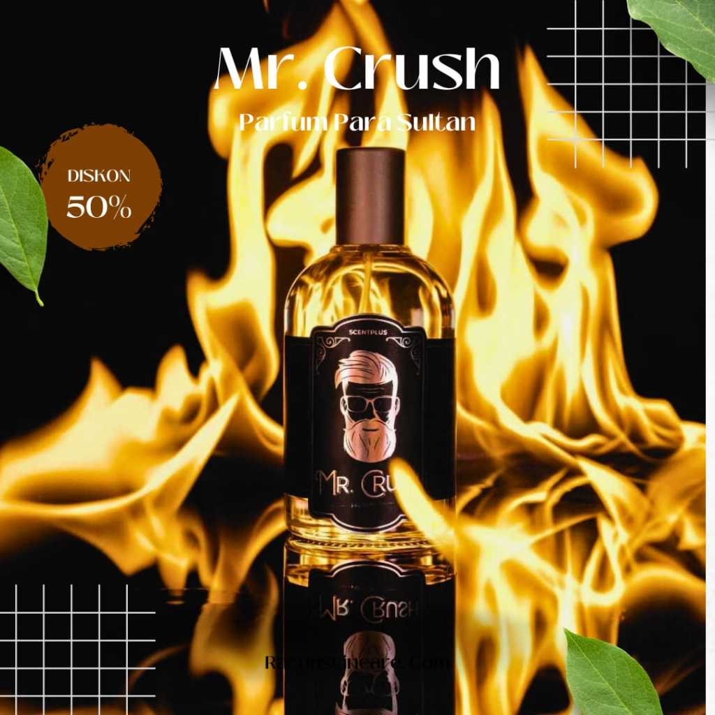 PARFUM MR.CRUSH  PARFUM PRIA WANGI TAHAN LAMA/PARFUM HRNY GOLD/PARFUM STAYCATION PARFUM FAKBOY