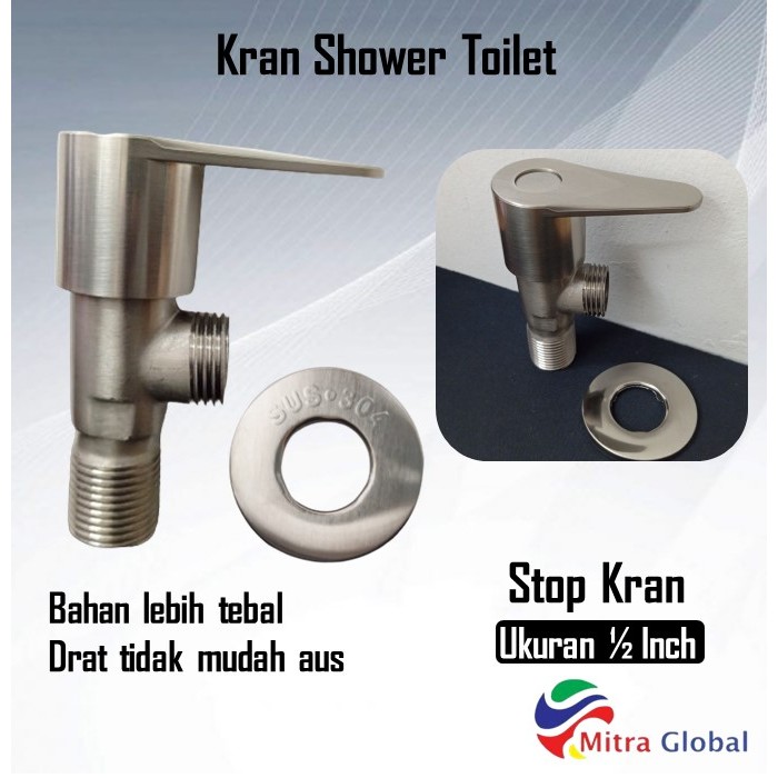 STOP KRAN Shower Stainless / Stop Kran Air / Single Stop Kran Wc / Shower / Kran T Shower Kloset