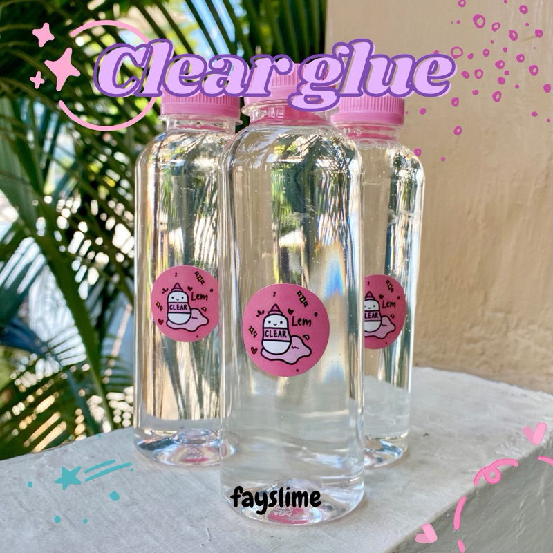 

Clear glue 250ml | lem bening untuk membuat slime