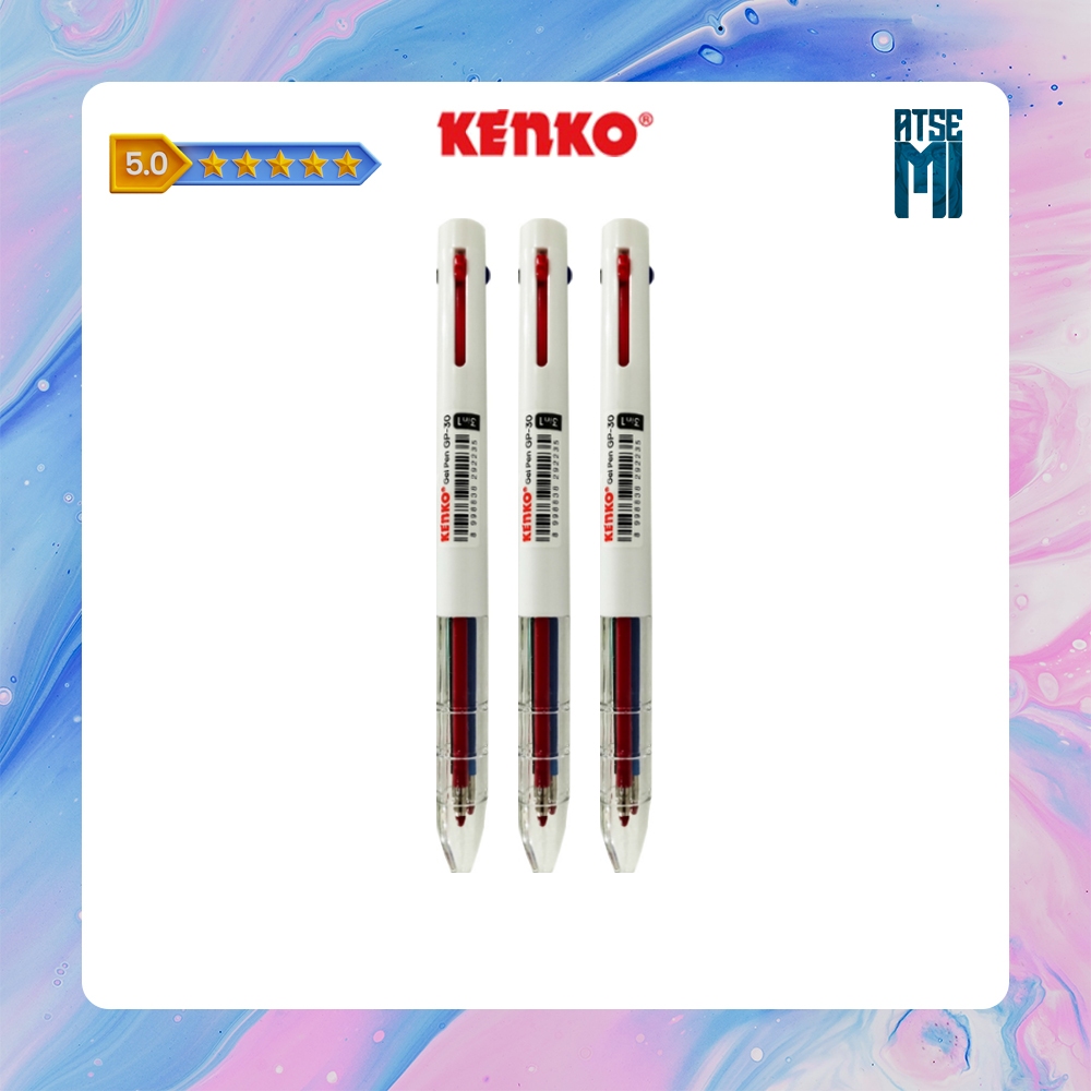 

[1 PCS] Ballpoint 3 Warna Kenko GP-30