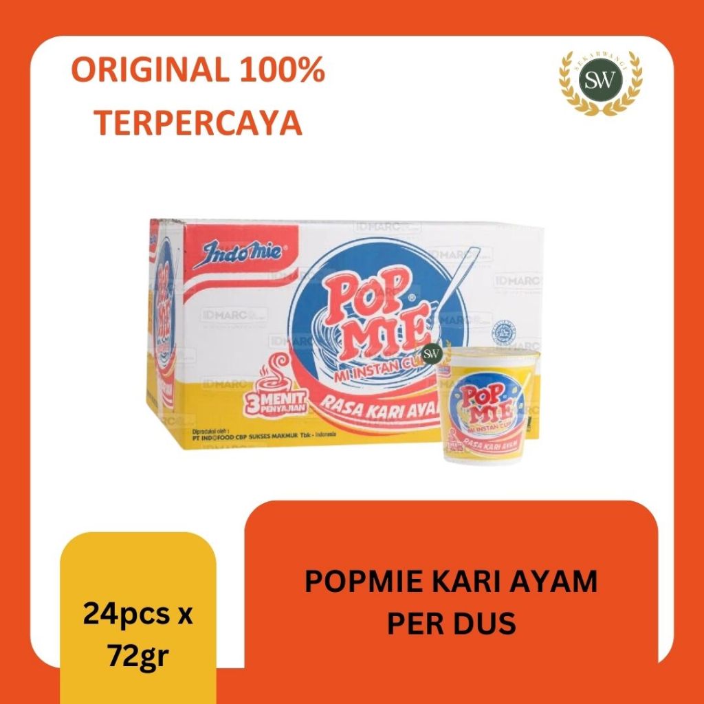 

POP MIE KUAH RASA KARI AYAM - PER DUS - ISI 24PCS