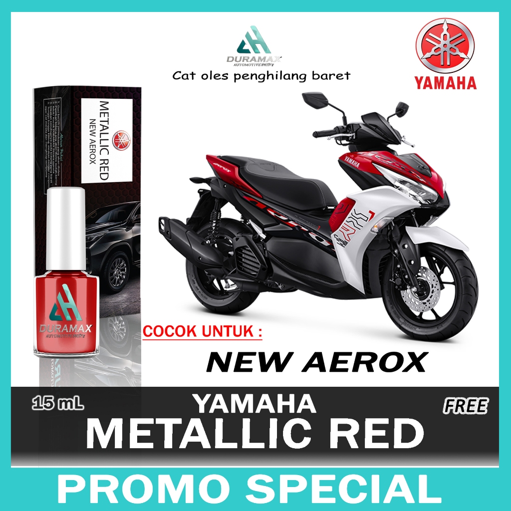 CAT OLES PENGHILANG BARET RED METALLIC - YAMAHA ALL NEW AEROX