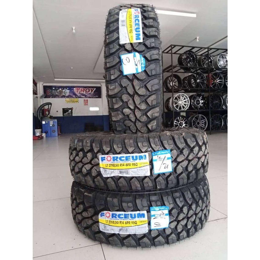 BAN MOBIL CANGKUL RING 14 FORCEUM M/T 08 PLUS UKURAN 27X8,5 R14