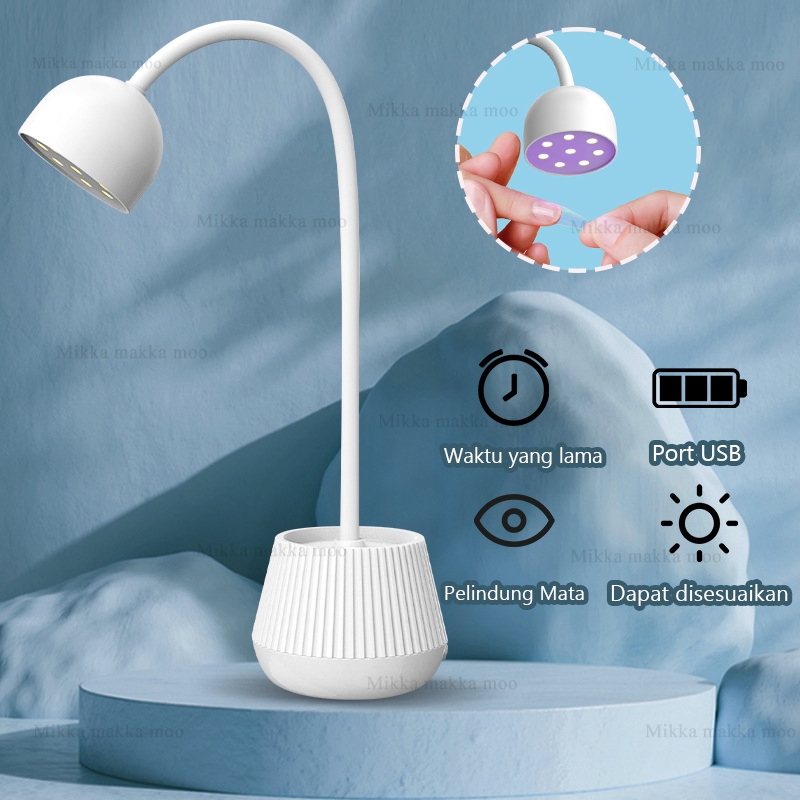 NEW 8 Led UV Lamp 24 Watt Nail Lamp Pengering Kutek Gel Nail Care Mini lampu nail gel UvUV Lamp