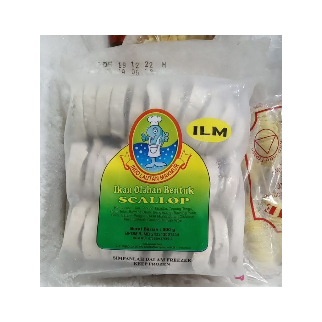 

ILM SCALLOP 500 GR ISI 30 PCS