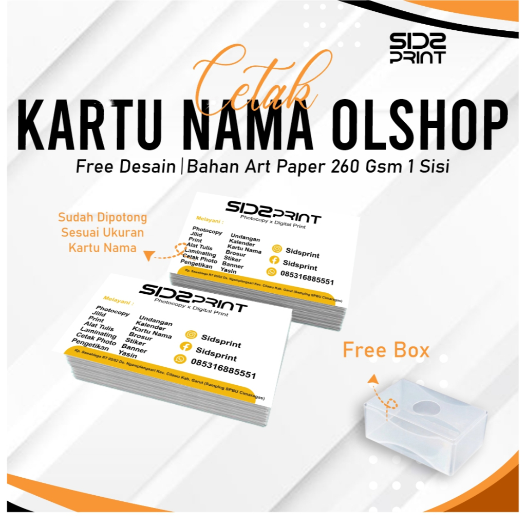 

kartu nama 1 sisi free design 1 HARI JADI